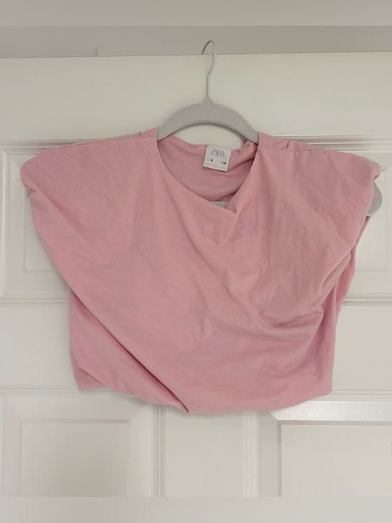 Zara Tops - Zara Light Pink Shoulder Tee